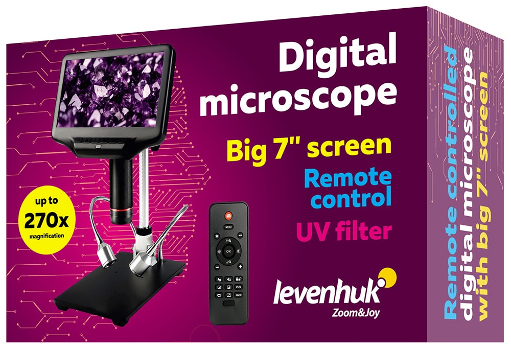 Микроскоп с дистанционным управлением Levenhuk DTX RC4