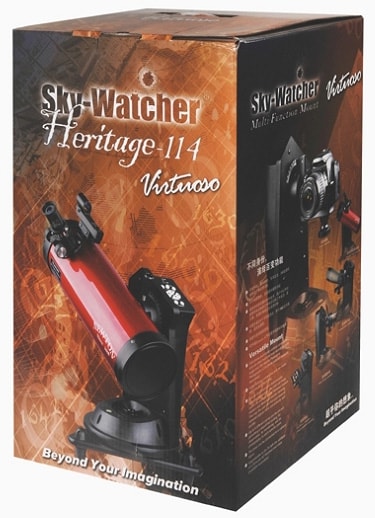 Телескоп Sky-Watcher Dob 114/500 Heritage Virtuoso GOTO, настольный