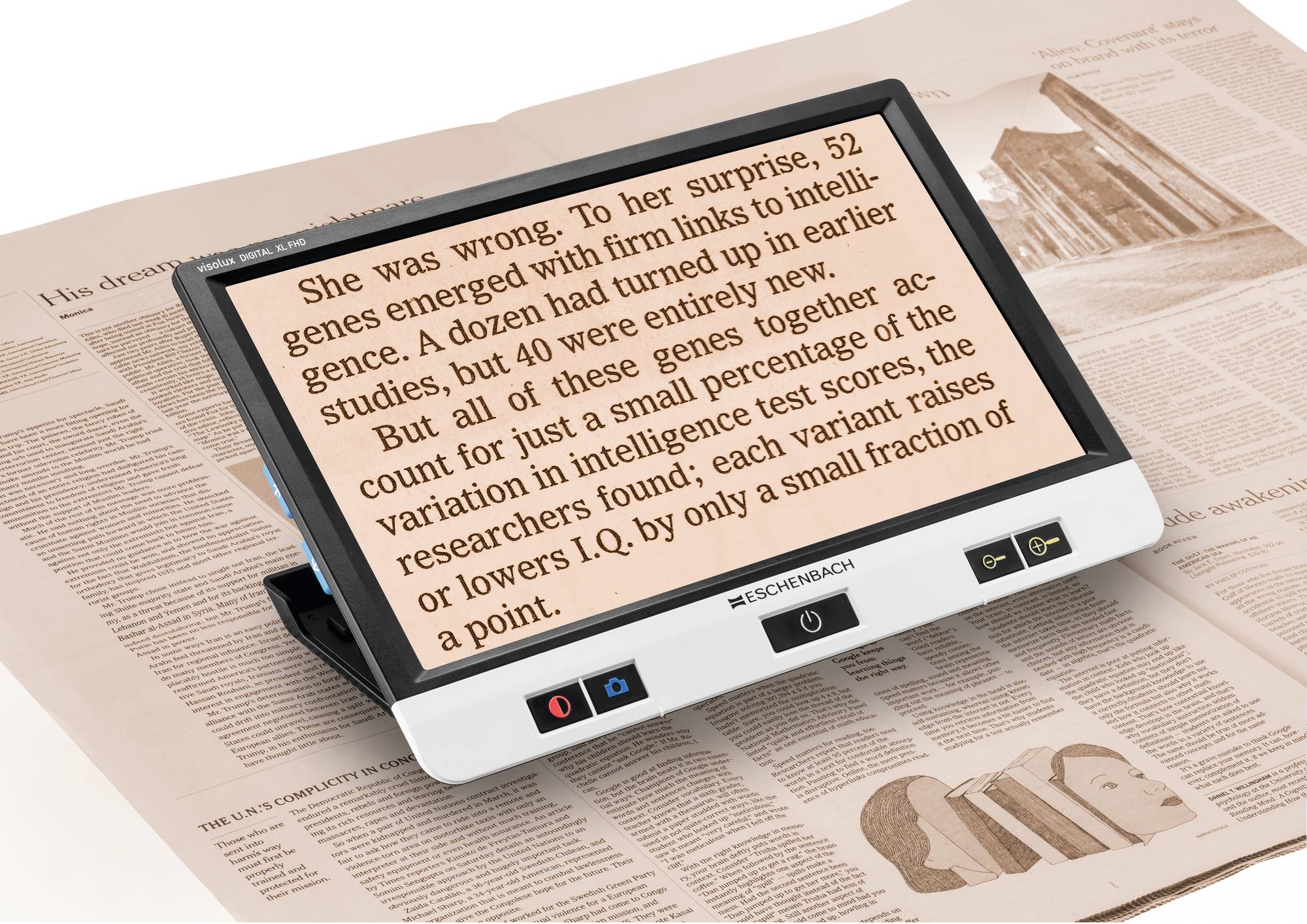 Лупа цифровая Eschenbach Visolux DIGITAL XL FHD 2–22x, с ЖК-экраном 11.6” 16:9, с подсветкой