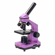 Микроскоп школьный Микромед Эврика 40х-400х в кейсе (аметист)