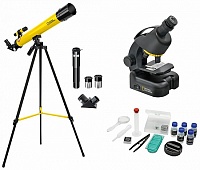 Набор Bresser National Geographic: телескоп 45/600 AZ и микроскоп 40–640x - купить новинку сезона в магазине Небо вверх