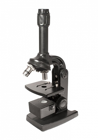 Микроскоп Юннат 2П-1 с подсветкой, черный