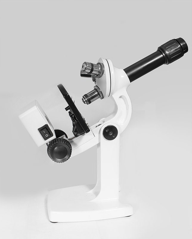 Микроскоп Юннат 2П-1 с подсветкой, белый