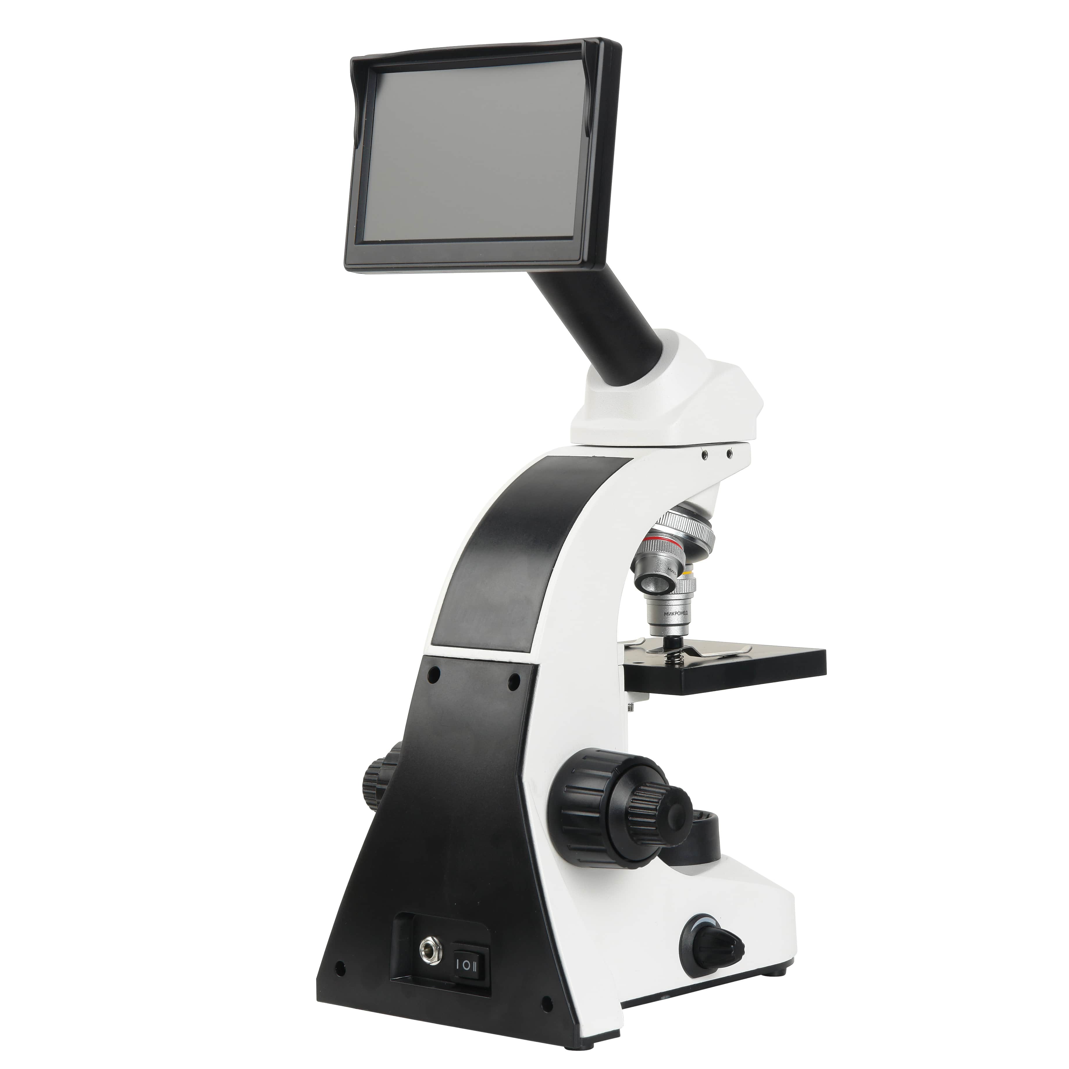 Микроскоп школьный Микромед Эврика 40x-1280x LCD цифровой