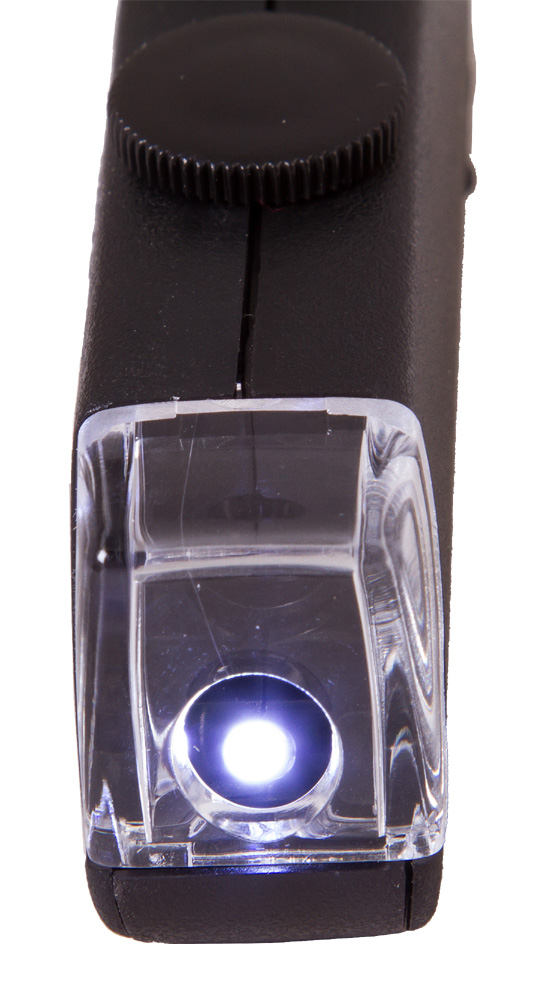 Микроскоп карманный Bresser 60x–100x со светодиодной подсветкой