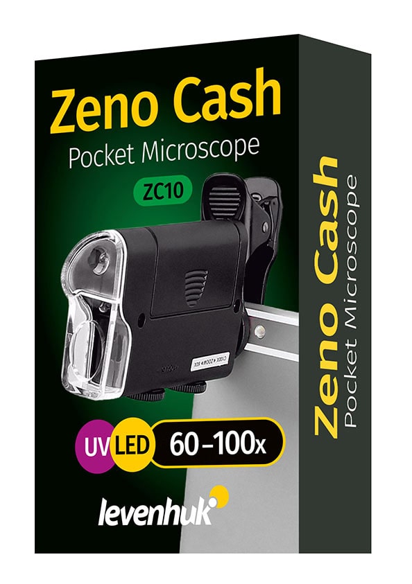  Микроскоп карманный для проверки денег Levenhuk Zeno Cash ZC10